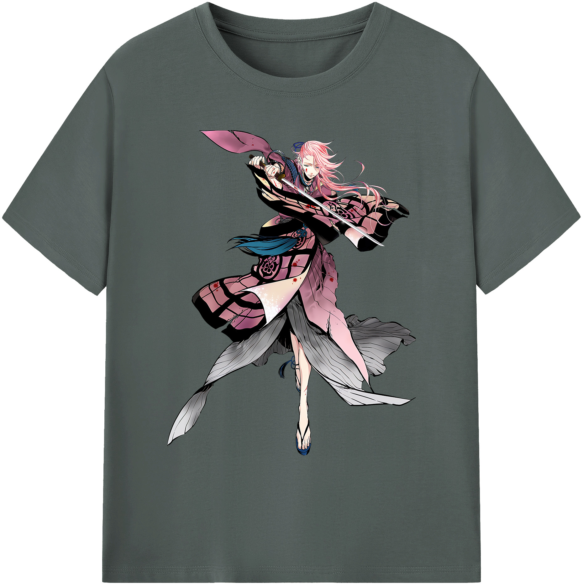 （画像用） 刀剣乱舞 Touken Ranbu 綿100％ メンズ半袖Tシャツ｜肌触りやわらか＆通気性